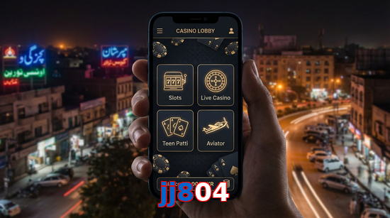 Main screen of Jj804 app page for PK players