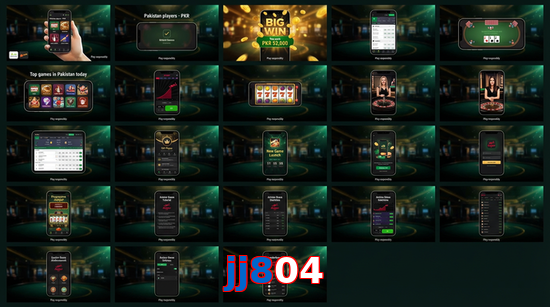 Main screen of Jj804 bet page for PK players